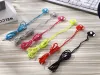 Colorful box headphones, wired headphones, earplugs, earphone labels, mobile phone headphones Item Picture